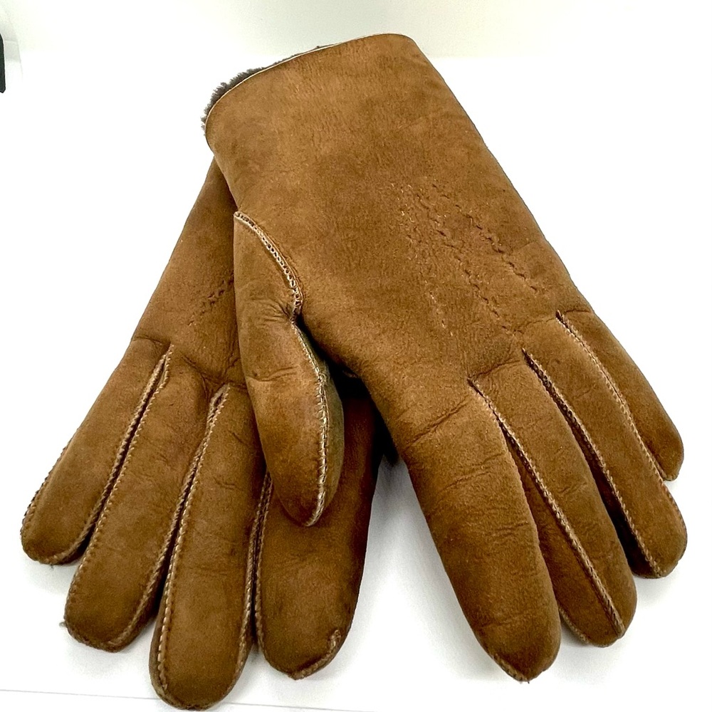 WINTER LEATHER FUR GLOVES  100% GENUINE SHEEPSKIN SHEARLING LEATHER